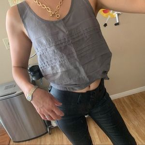 Theory silk sleeveless shirt